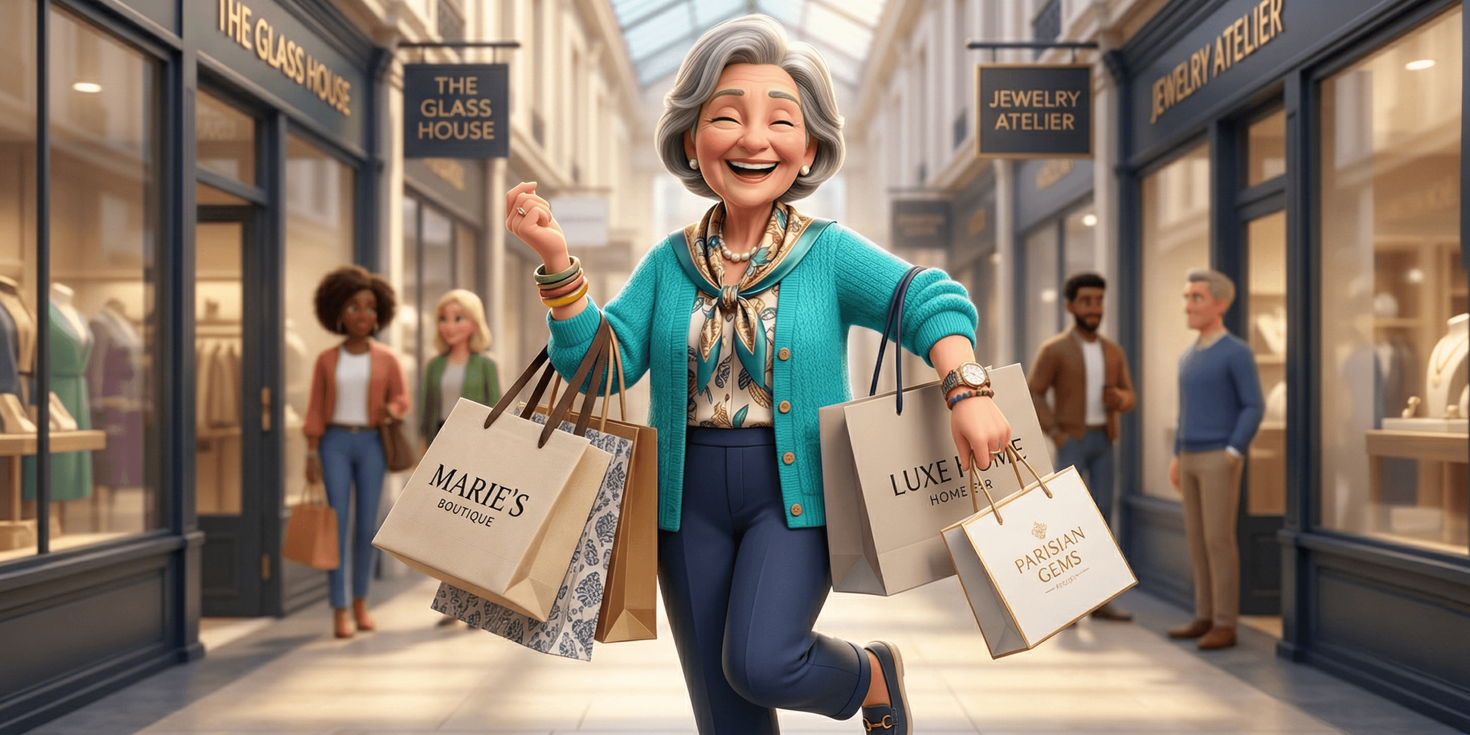 Shoppen für die Rente